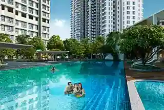 Swimming Pool with Jacuzzi at Wadhwa Atmosphere O2