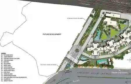 Wadhwa Atmosphere O2 master plan layout